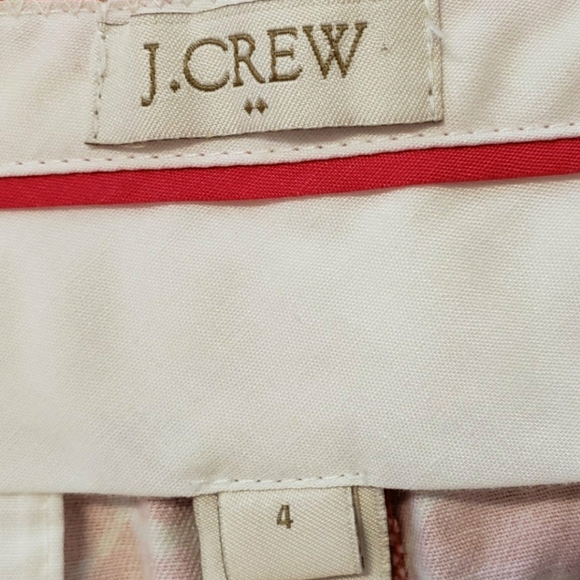 J. Crew floral chino shorts, sz 4, like new EXCELLENT like new cond - Picture 4 of 4